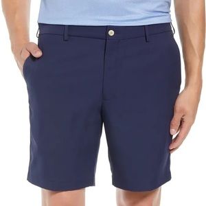 Men’s Peter Millar Salem High Drape Performance Short - Size 35 NAVY